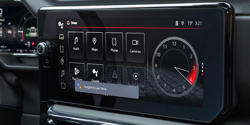 GMC Sierra 1500 40-inch infotainment touchscreen